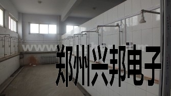 郏县第一高中学生浴室IC卡水控系统安装现场